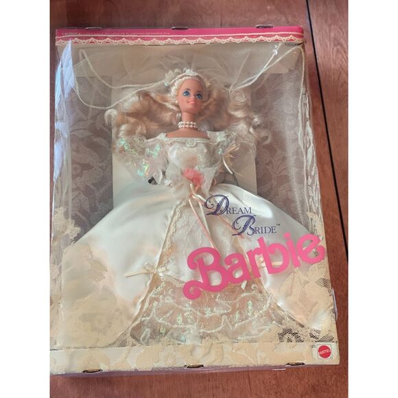 Barbie Dream Bride Barbie Doll Wedding Romance in Satin Lace 1991 Mattel 16233 - Picture 4 of 12